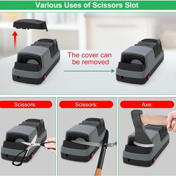 Electric Knife Sharpener- 4 in 1 Electric Knife Sharpeners - Picture 4 of 9